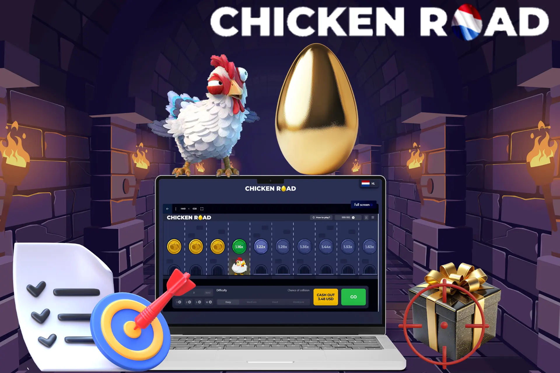 Verschillende strategieën voor het gebruik van Kippenwegbonussen